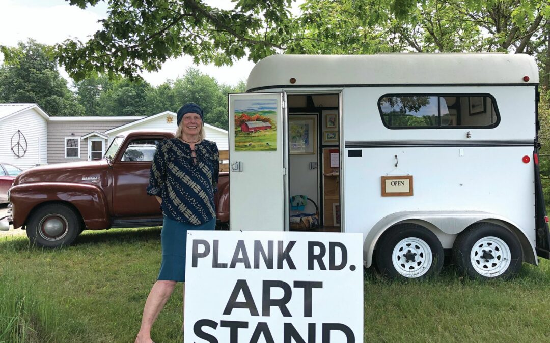 Plank Rd Art Stand